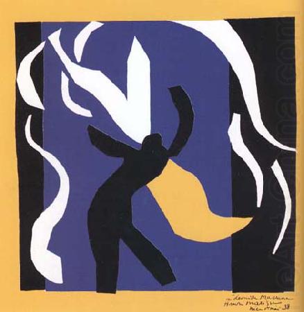 Henri Matisse Design for Backdrop of 'Strange Farandole' (mk35) china oil painting image